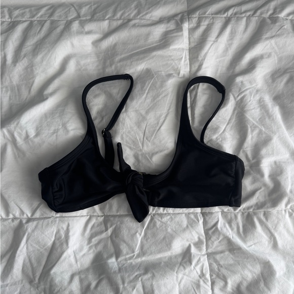Xhilaration Other - Black Bikini Swim Top Size Small – Adjustable Straps, Tie Front, padding slot